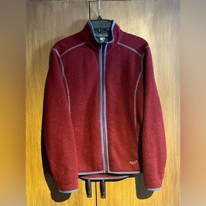 Kuhl Women’s Born in the Mountains Zip-Up Alpaca Fleece jacket size L